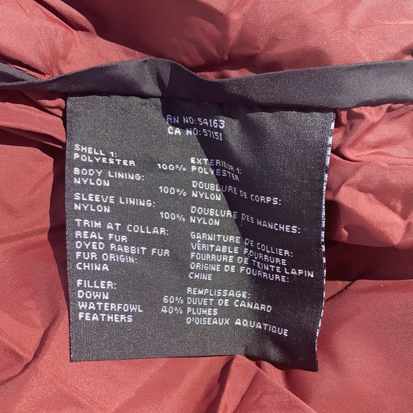 Marc New York Andrew Marc Dodge Down Puffer Jacket Rabbit Fur new with tags - Picture 14 of 15